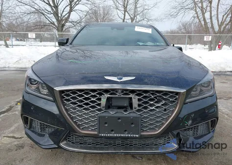 2020 Genesis G80 3.3T Sport Awd from USA, damaged, VIN KMTFN4JB1LU331753